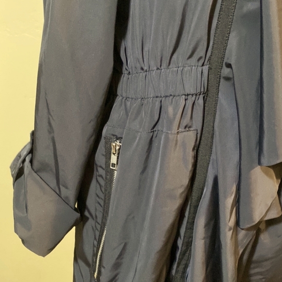 Ali Ro Ruched Ruffle Anorak Jacket - Picture 9 of 13